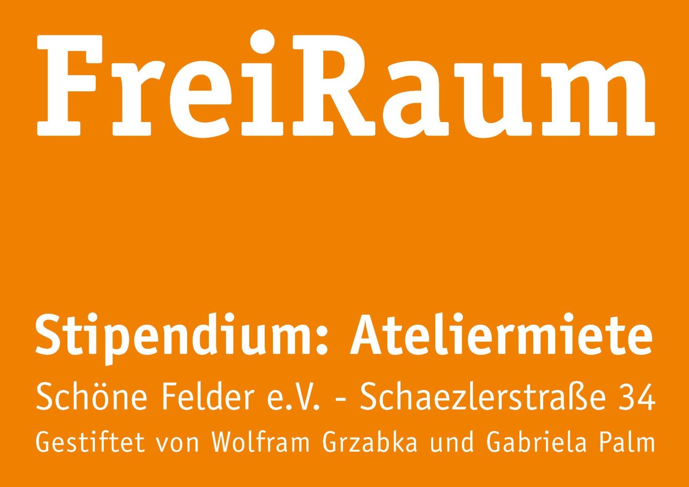 Das Stifter-Ehepaar Gabriela Palm und Wolfram Grzabka malte Gabriele Grones 2022 in Öl auf Leinwand.