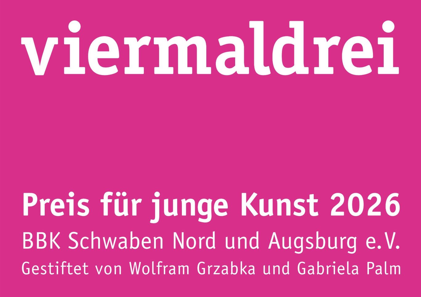Das Stifter-Ehepaar Gabriela Palm und Wolfram Grzabka malte Gabriele Grones 2022 in Öl auf Leinwand.