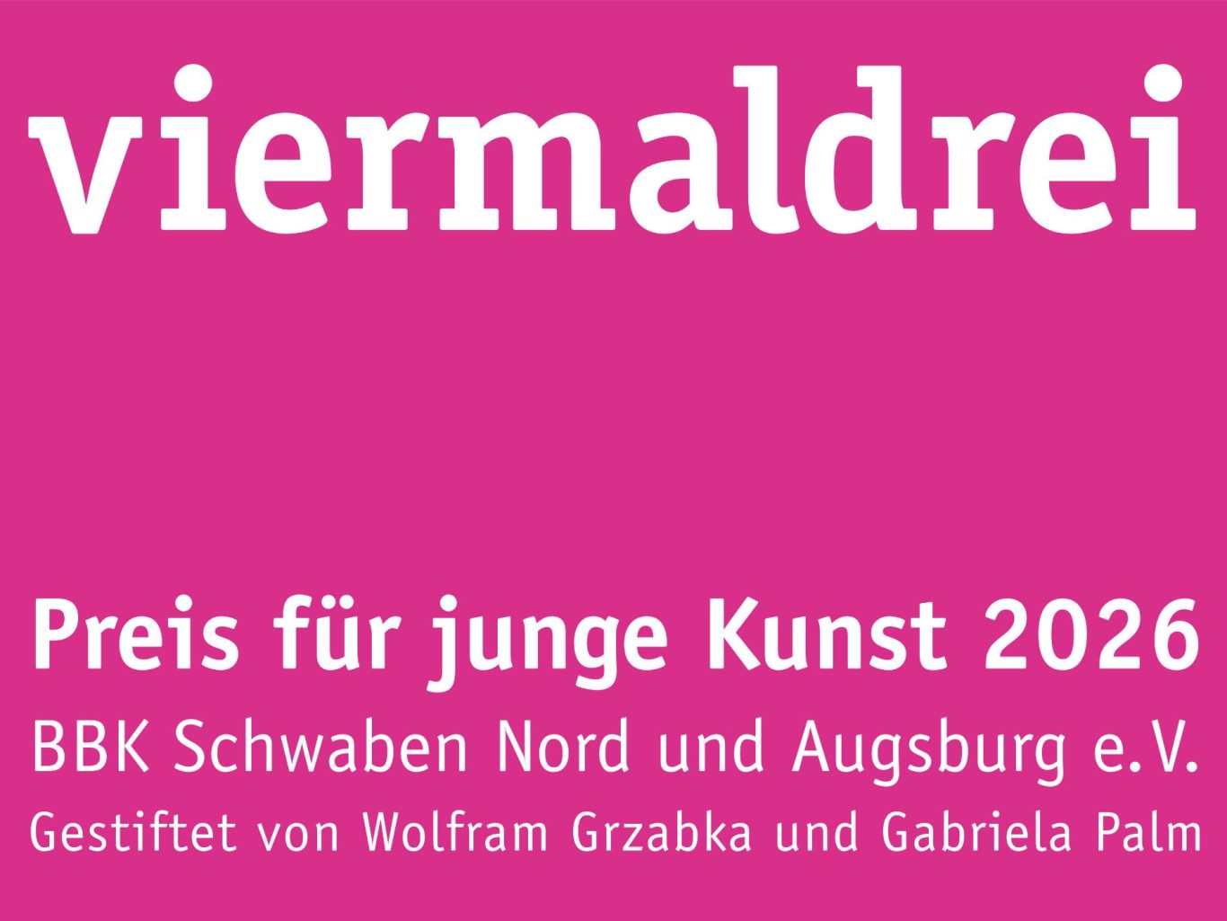 Das Stifter-Ehepaar Gabriela Palm und Wolfram Grzabka malte Gabriele Grones 2022 in Öl auf Leinwand.