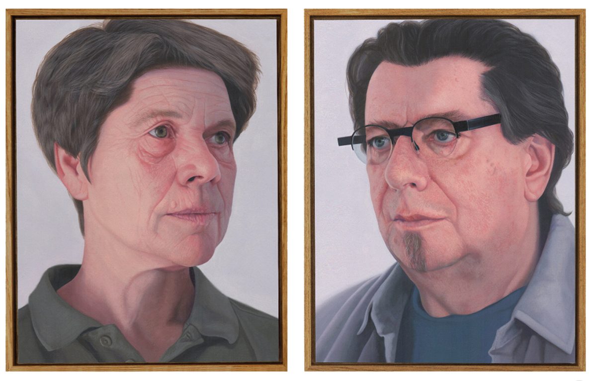 Das Stifter-Ehepaar Gabriela Palm und Wolfram Grzabka malte Gabriele Grones 2022 in Öl auf Leinwand.